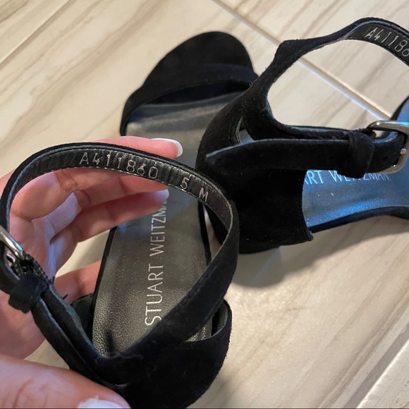 Stuart Weitzman Ankle Strap Sandals - Picture 5 of 6